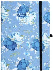 Kalendarz pedagoga 2025/26 B6 tyg Salsa nieb-kwiat - praca zbiorowa