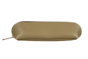 Piórnik na suwak khaki - Antra