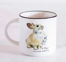 Kubek zwierzaczki - zajączek - Szaron