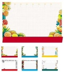 Podkład na biurko notes B3 - owoce - Tetis