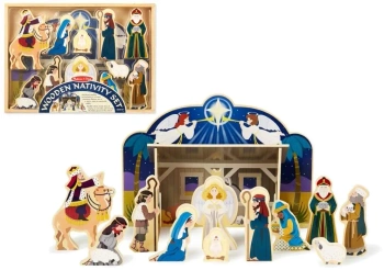 Szopka bożonarodzeniowa drewniana jumbo - Melissa & Doug