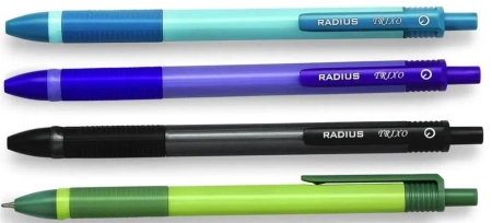 Długopis kulkowy Trixo Klikany 0,7mm nieb (36szt) - Radius