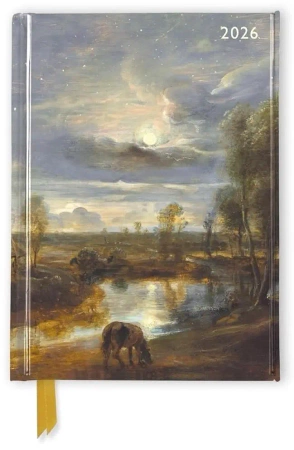 Terminarz 2026 A6 TW Krajobraz w blasku księżyca - Flame Tree