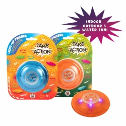 Frisbee kieszonkowe świecące 1 szt. mix - TRENDHAUS