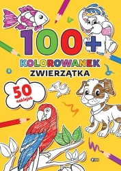 100+ Kolorowanek. Zwierzątka - praca zbiorowa