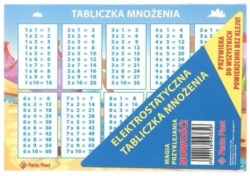 Elektrostatyczna tabliczka mnożenia - Panta Plast