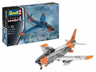 Model plastikowy samolot F-86D Dog Sabre 1/48 - Revell