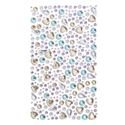 Kryształki samoprzylepne pastel 355szt - Dalprint dpCraft