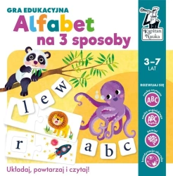 Kapitan Nauka. Alfabet na 3 sposoby - Agnieszka Ulatowska