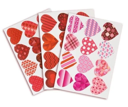Naklejki wzorzyste serduszka - Arpex