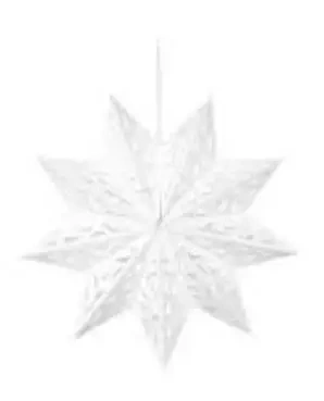 Gwiazda papierowa 50 cm biały - PartyDeco