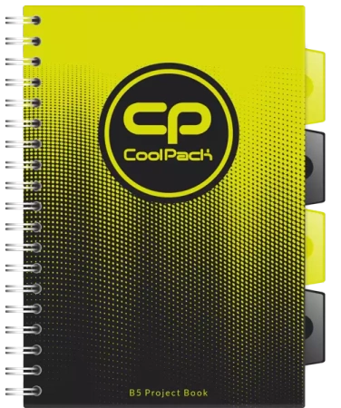 Kołobrulion B5 Coolpack 100 kartek Gradient LEMON - PATIO