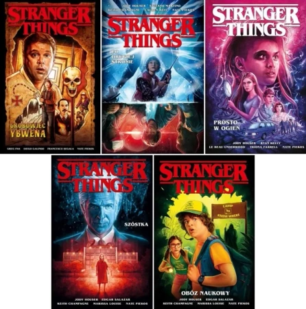 PAK Stranger Things Komiksy 1 - 5 Grobowiec Ybwena - PRACA  ZBIOROWA
