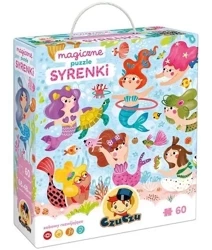 CzuCzu Magiczne puzzle Syrenki 4+ - Bright Junior Media