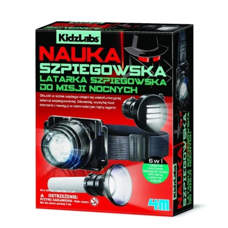 Kidzlabs Latarka szpiegowska do misji nocnych - 4M Industrial Development Ltd.