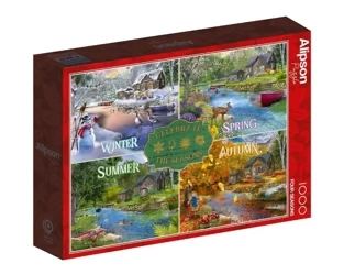 Puzzle 1000 Cztery pory roku - Alipson