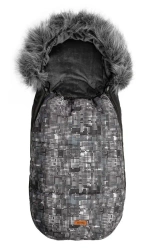 Śpiworek Olaf grafitowy kropki 100x45cm - Sensillo