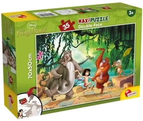 Puzzle 35 dwustronne Księga Dżungli - Lisciani