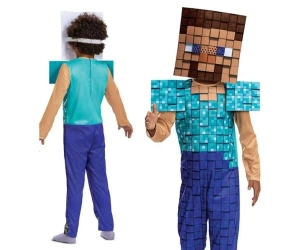 Strój Steve Plus- Minecraft (licencja) S - Godan