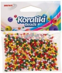 Koraliki akrylowe do nawlekania 35mm 30g - Brewis