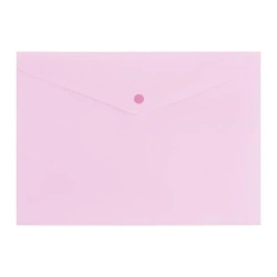 Teczka A4 zamykane na zatrzak pastel różowy - Koh-I-Noor