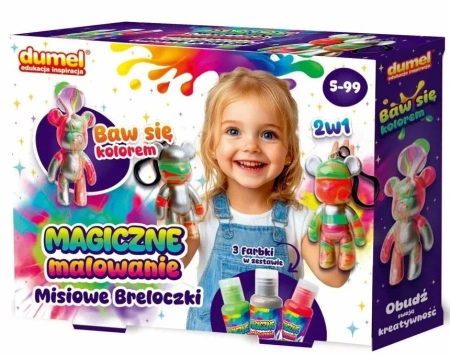 Magiczne malowanie misiowe breloczki - Dumel