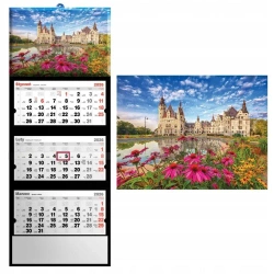 Kalendarz 2026 trójdzielny zamek w Mosznie - Evena