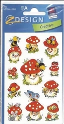 Naklejki papierowe - Muchomorki - Zdesign