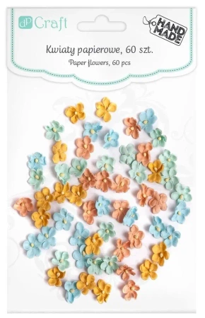 Papierowe kwiaty 60szt - Dalprint