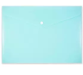 Koperta na zatrzask A4 PP-113 pastelowa zielona - Penmate