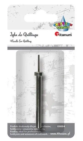 Igła do quillingu pojedyncza metalowa - Titanum