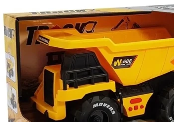 Wywrotka ciężarówka żółta - Leantoys