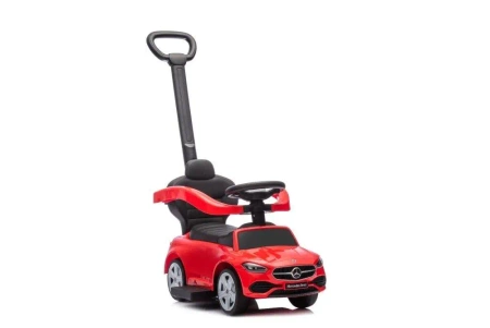 Jeździk z pchaczem Mercedes 3w1 czerwony - Leantoys