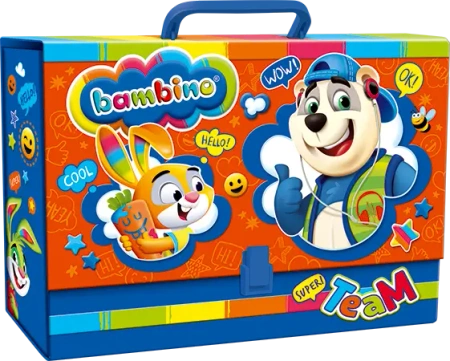 Teczka z rączką XL Bambino 1szt. mix - ST-Majewski