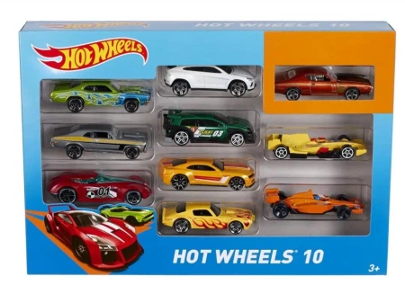 Pojazdy Dziesięciopak - Hot Wheels
