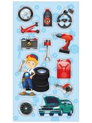 Naklejki Mechanik samochodowy - Ranok-Creative