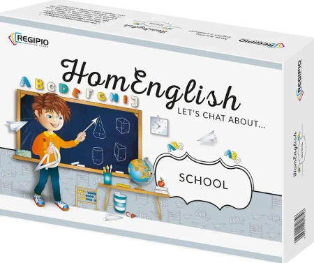 Gra językowa Angielski HomEnglish Let’s chat about school - praca zbiorowa