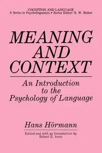 Meaning and Context - Hans Hörmann