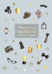 Karnet Urodziny dla niego - Armin Style