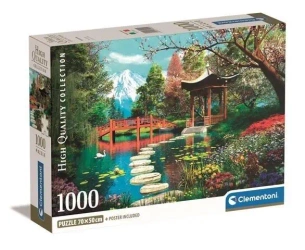 Puzzle 1000 Compact Fuji Garden - Clementoni