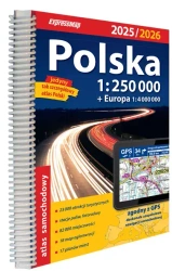 Atlas samochodowy Polska 1:250 000 w.2025/2026 - praca zbiorowa