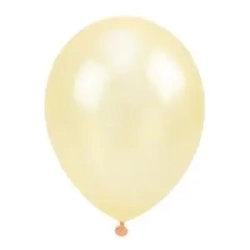Balony metalizowane kremowe 30cm 100szt - Arpex