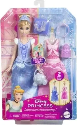 Disney Princess Historia Kopciuszka 2w1 JCR95 - Mattel