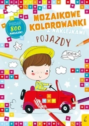 Mozaikowe kolorowanki. Pojazdy - Opracowanie zbiorowe