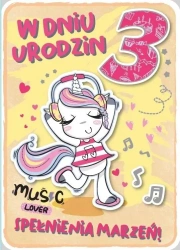 Karnet Urodziny 3 GM-686 - Armin Style