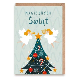 Kartka Bożonarodzeniowa Magicznych Świąt - Cardie