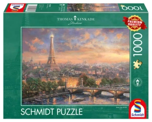 Puzzle 1000 PQ T. Kinkade Paryż miasto miłości 106024 - Schmidt Puzzle
