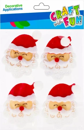 Ozdoba Bn Filc Mikolaj samoprzylepna 4szt Cf 12/144
