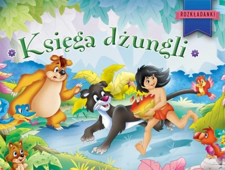 Księga dżungli. Rozkładanki - praca zbiorowa