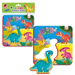 Piankowe puzzle magnetyczne. Dinozaury - Roter Kafer